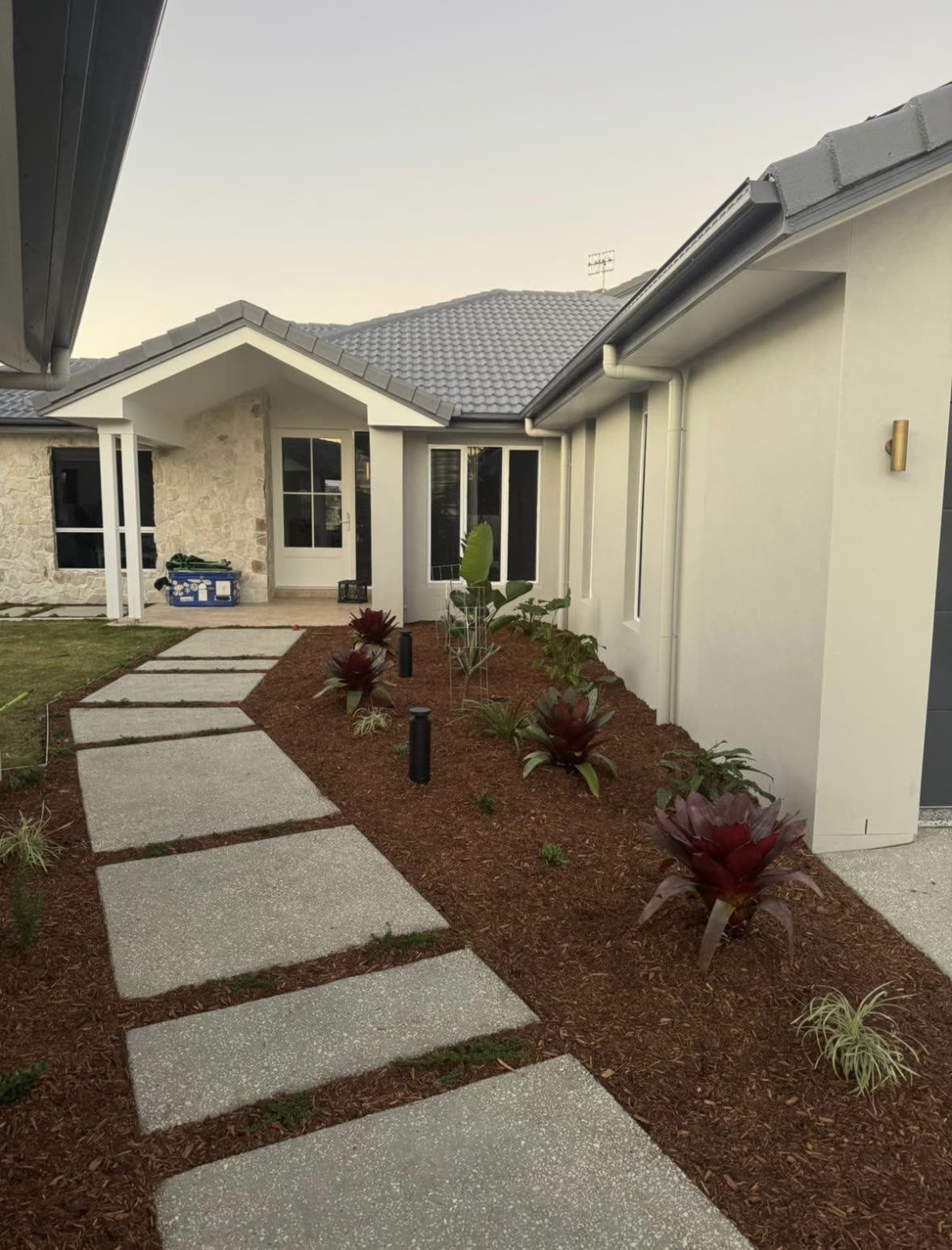 Finished path and planting, Mermaid Waters