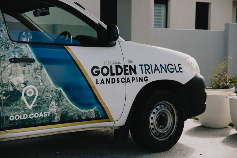The ute, badge up close